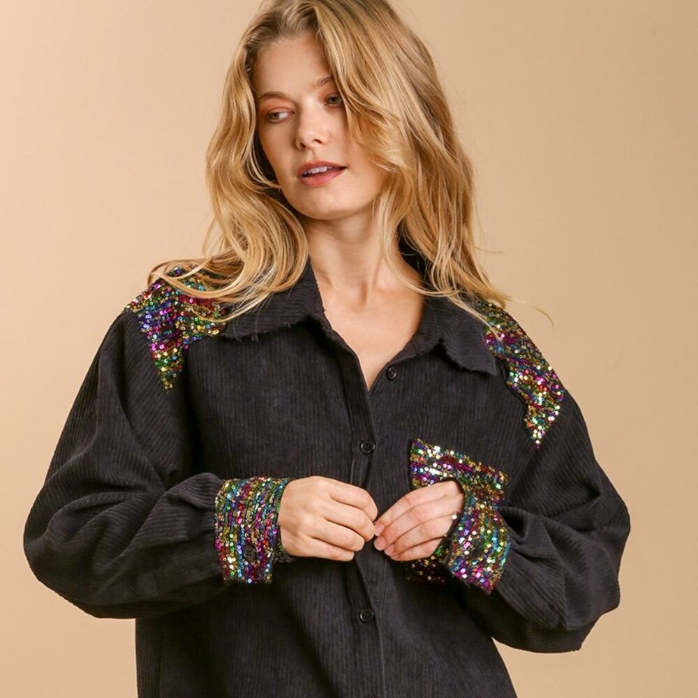 UMGEE Collar Button Down Jacket